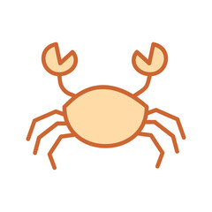 Crab Vector Icon