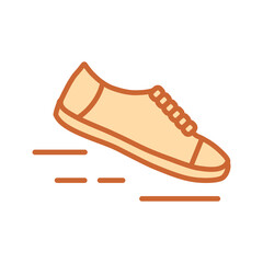 Running Shoes Vector Icon