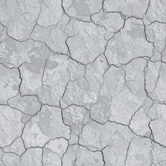 Obraz premium Dry Cracked Earth Seamless Texture