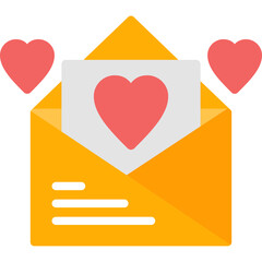 Love Letter Flat Icon