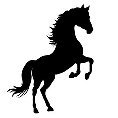 horse silhouette vector design art