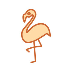 Flamingo Vector Icon