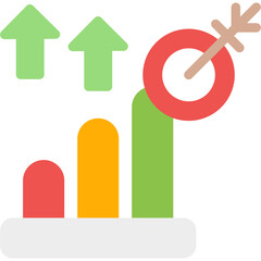 Performance Goals Flat Icon