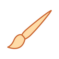 Art Brush Vector Icon