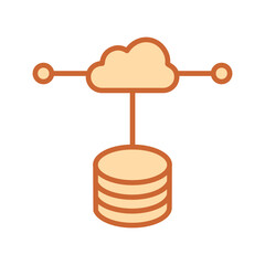 Secure Data Center Vector Icon