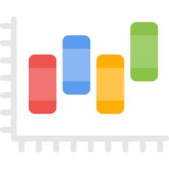 Box Plot Flat Icon