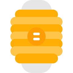 Beehive Flat Icon