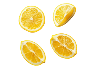 Set lemon pieces