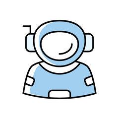 Astronaut Icon vector stock illustration