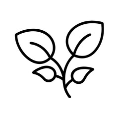 Fresh sprouts growing against an empty background 