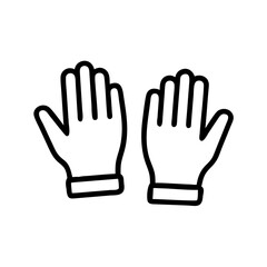 Obraz premium Gardening Gloves Icon for Autumn Activities 