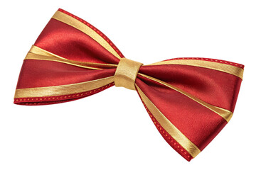 red bow isolated on white background