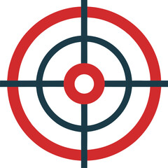 Target icon on white background