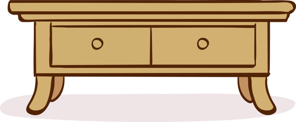 vector illustration of family hiking in the forest