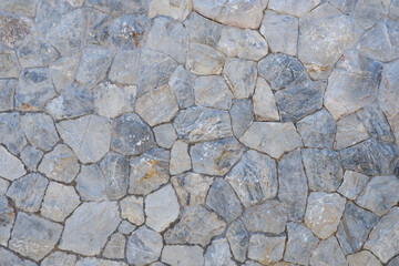 Close up Texture of a stone wall and wooden wall,Background of stone wall texture,grunge stone wall background.