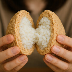 白米価格高騰で登場した具と白米が逆になったおにぎり