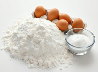 Flour and Eggs: A Symbol of Baking