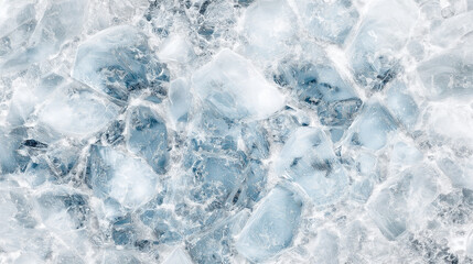 Obraz premium Snow and ice textur in a row