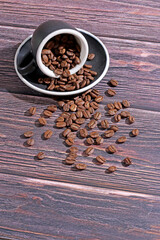 coffee beans roast aroma background food cafe espresso caffeine beverage product organic arabica cup