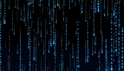 Digital code falling, dark background, matrix effect, graphic design,coding, falling, futuristic, motion, abstract, technology, background, animation, binary, code, confetti, cyberspace, 