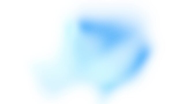 Abstract white blue sky speckled grain background, bright color gradient shape, noise texture poster cover design