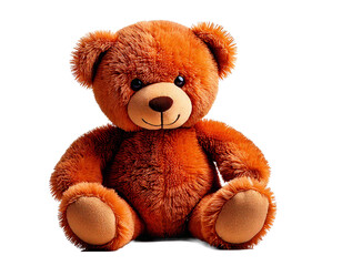 Obraz premium soft brown teddy bear isolated on white background 