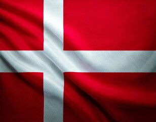 Fototapeta premium National Flag of Denmark 