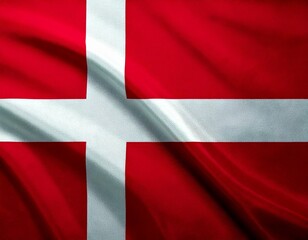 Fototapeta premium National Flag of Denmark 