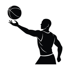 Fototapeta premium basketball player with ball