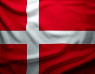 Fototapeta premium National Flag of Denmark 