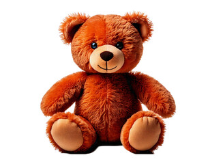 Obraz premium soft brown teddy bear isolated on white background 