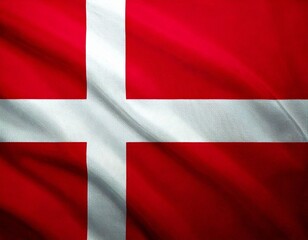 Fototapeta premium National Flag of Denmark 