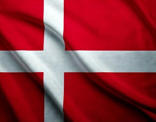Fototapeta premium National Flag of Denmark 