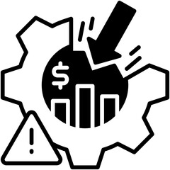 Obraz premium Disruption icon