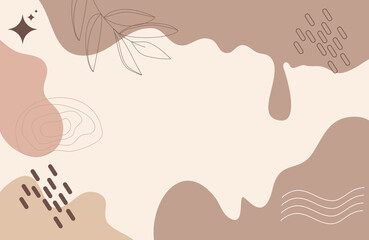 Aesthetic background floral wallpaper