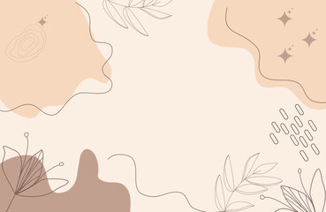 Aesthetic background floral wallpaper