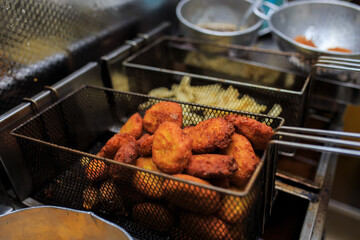Golden Crisps: A Deep-Fried Medley of Plantains, Corn Fritters, and Street Food Staples