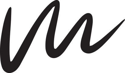 Premium Brush Line Set for Professional Artists Wavy line vector ink brush strokes. Black hand drawn Asian calligraphic waves, squiggles, smears. Chinese, Japanese calligraphy lines, brush strokes