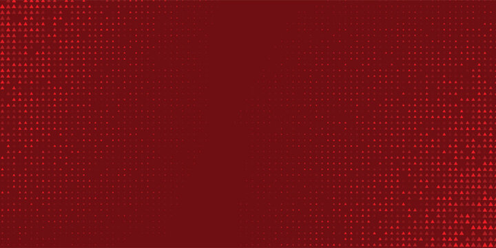 Red diagonal geometric shape with halftone. Modern fiber textured vector eps 10