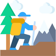 Mountain Hiking icon