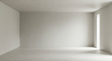 Fototapeta premium Empty room, light and space