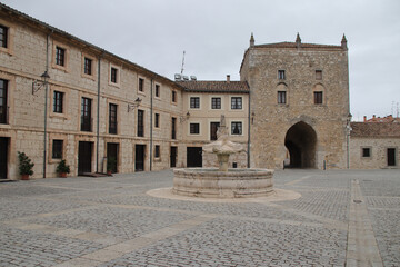 commons in a royal monastery (santa maria de las huelgas) in burgos in spain 