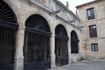 royal monastery (santa maria de las huelgas) in burgos in spain 