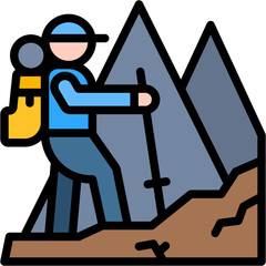Hiking icon