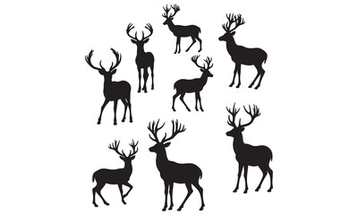 Wild Forest Buck Sitting Pose Design