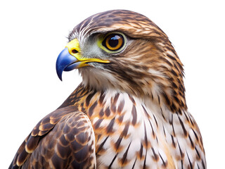 close up of a falcon