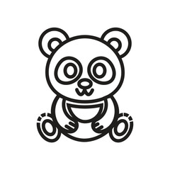 Obraz premium Panda Loggo Template