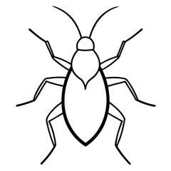 Fine-Line Aphid Illustration