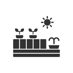 Balcony Icon Sign Symbol