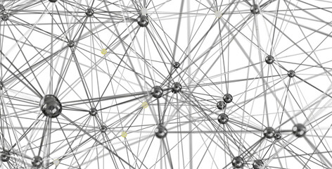 Obraz premium Abstract image of a complex network. Ideal for technology, connection, and communication concepts.